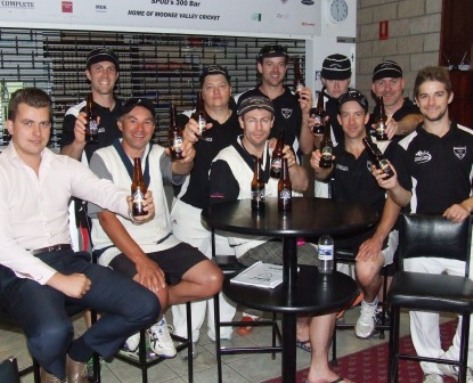 Showing the Maker's Mark: L-R Jesse Nankivell-Sandor, Michael Ozbun, Dean Jukic, Mark Gauci, Geoff McKeown, Matt Thomas, Kris Garland, Ben Thomas, Adam Patchell and Steven Ward.