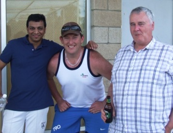 Go Valleys: L-R Sainath Tavate, Peter Whebell and Richard Cooney. 