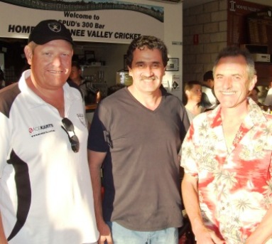 Three legends of our Club - (L-R) Darren "Spud" Nagle, Tony Gleeson and Phill King. 