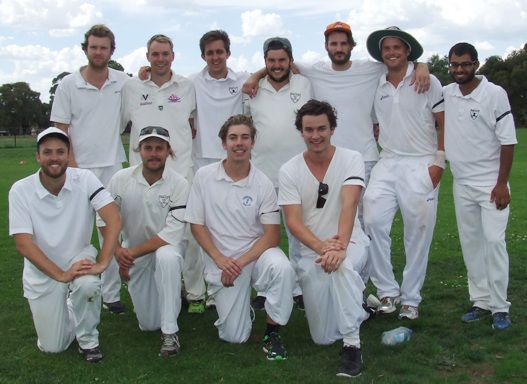 Back - L-R: Justin Trowell, Liam Shaw, Paddy Shelton, Shane Chalmers, Ben Peters, James McArthur, Vishal Chopra. Front - Angus Fraser, Charlie Jackson, Noah Dunlop, Elliott Christopher.