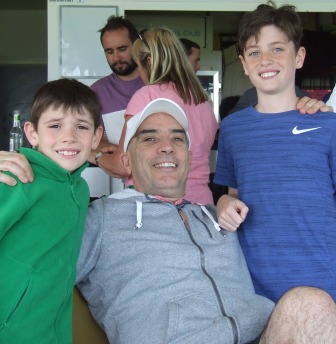 A cricketing family. Club legend John Talone with sons Max (left) and Luke, who are up-and-coming juniors.