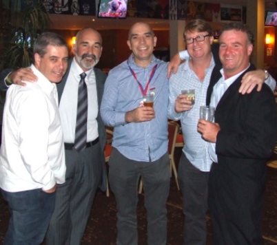 All Premiership players from the past two seasons: L-R Daniel Phillips, Joe Ansaldo, John Talone, Dean Lawson and Sean O'Kane.