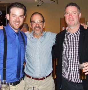 Dapper: L-R Matt Thomas, Allan Thomas and Norm Wright.