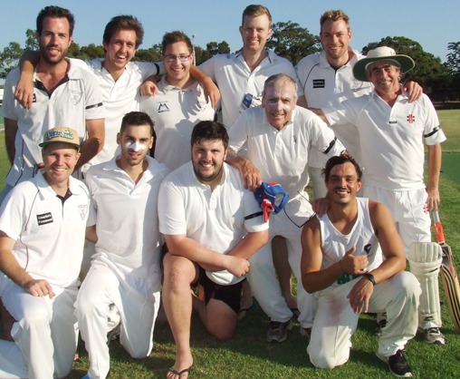 Proud Grand Finalists: The Sixths. L-R. Rear - Liam Farrell, Paddy Shelton, Nick Brelis, Justin Trowell, Liam Shaw and Grahame McCulloch. Front - Dominic Rettino, Samuel Fontana, Shane Chalmers, Graeme Bloom and Nicholas Waugh.