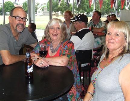 Parents - doubling up as a couple of past players: L-R PP Allan Thomas with wife Sandra, and PP Adele Walker.