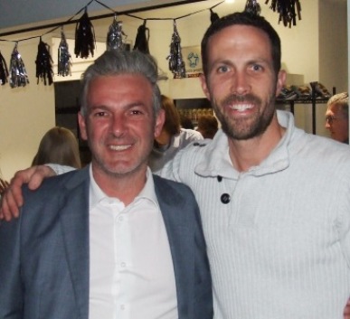 One's a bowler, one's not. Guess which one: L-R Dom Gibaldi and Michael Ozbun.