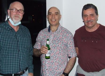 A lot of wickets, a lot of runs for Moonee Valley: L-R Kevin Gardiner, John Talone and Tony Gleeson.