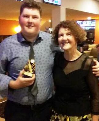 50-gamer Andreas Skiotis with his mum Jill Woods.