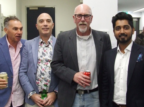 The Dapper Dudes of the night: L-R Dean Jukic, John Talone, Kevin Gardner and Muhammad Ashraf.