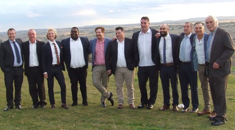 Look to it guys! Some of the Valley contingent get ready to take the field. L-R Geoff McKeown, Sean O'Kane, Joshua Maginness, Channa DeSilva, Bede Gannon, Mark Gauci, Jim McKenzie, Murray Walker, Jim Polonidis, Dean Jukic and Charlie Walker.