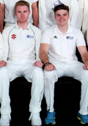 Our UK recruits - Sean Duckworth (left) and James Wolfenden played with the Newcastle University team.