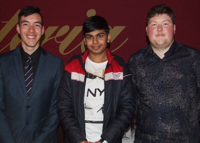 Our new summer recruits from our winter teams: L-R Nigel Cowan, Akshat Sehgal and Andreas Skiotis.