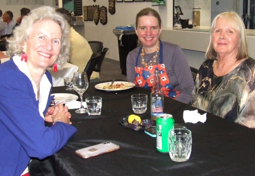 Family support: We couldn't survive without it. L-R Clare Henderson, Rebecca Lubansky and Adele Walker.