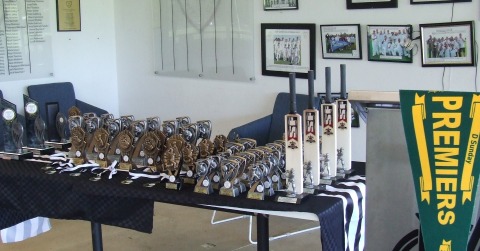 Our table of trophies