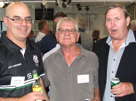 Having fun: L-R Life Member Michael Cumbo, Garry Johnson and Brian Rennex.