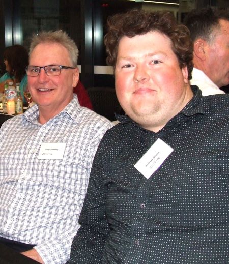 They've both captained Moonee Valley one-day teams into the finals: Doug Cumming (left) and Andreas Skiotis.