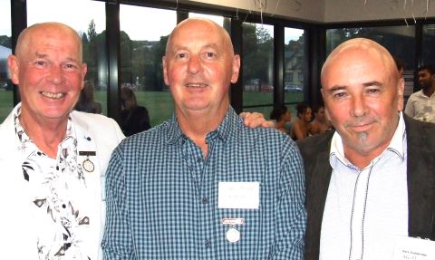 A lot of games together: L-R Greg Peters, Greg Meyers and Gary Dudderidge.