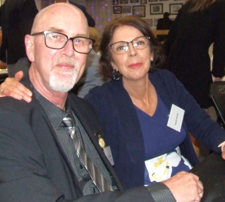 Kevin Gardiner, pictured with wife Virginia, worked tirelessly as part of the organising committee for our 50th Anniversary.