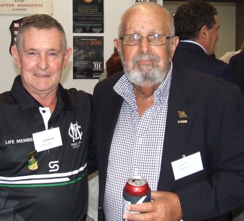 Two of our pioneers - members of our very first team: Ken McLeod (left) and Graeme Cornwill.