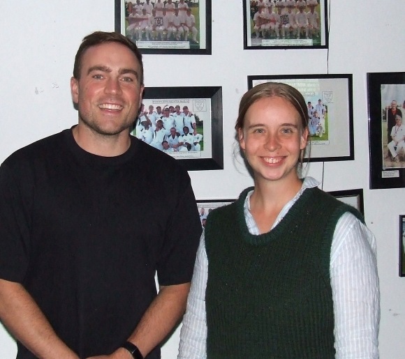 The double: Winners of both the MVP and Fieldlow in the grades - Hayden Rayner and Fiona Bathie.