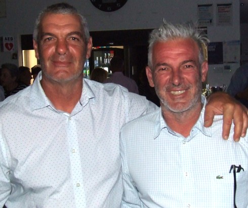 Staunch supporters and contributors to our club: Angelo (left) and Domenic Gibaldi.