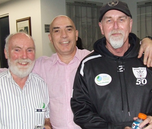 Life Members aplenty: L-R Allan Cumming, John Talone and Kevin Gardiner.