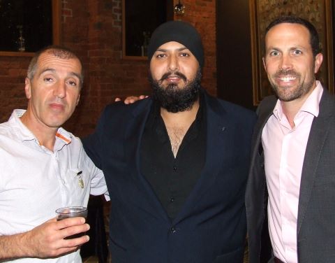 Keys to our success: L-R Jim Polonidis, Manu Singh and Michael Ozbun.