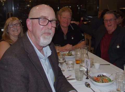 Life Members and Legends: L-R Belinda Storey, Kevin Gardiner, Darren Nagle and Ray Storey.