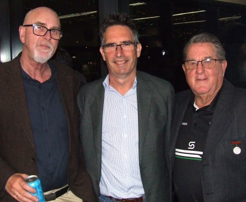 L-R: Life Member Kevin Gardiner, Lindsay Jones Best Clubman Paul Sevenson and official MVCC Legend Ray Storey.