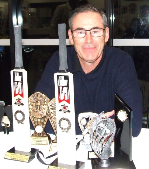 Trophies galore for our Sean O'Kane Award winner James Smith.