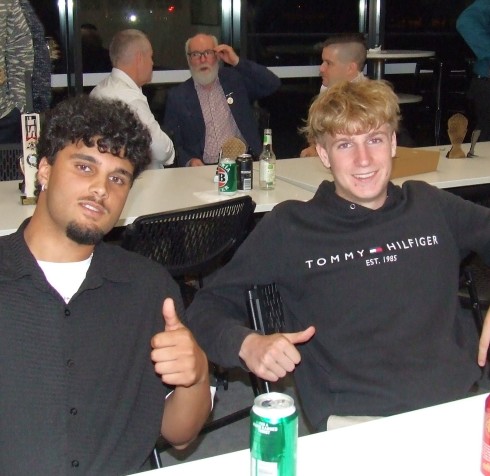 They can bowl pace, they can bowl spin: L-R Krish Kanchan and Jordy Walsh.
