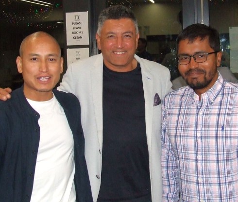 Thirds award winners: L-R Chand Shrestha, Sunil Bhandari and Maks Rahman.