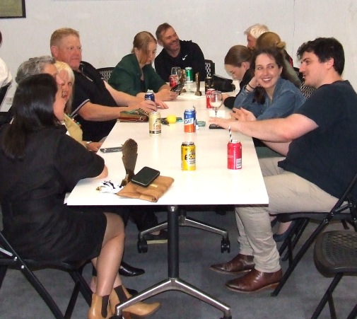 Our Premiership women's team shared their table with the umpiring fraternity.