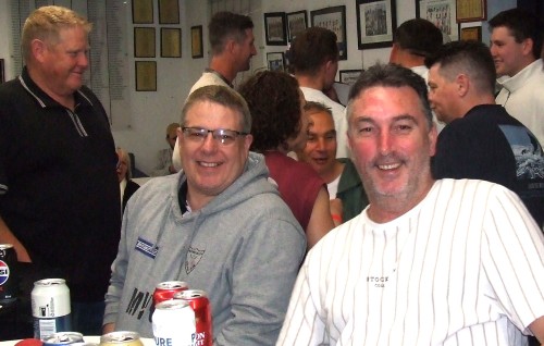 Life members: L-R Darren Nagle, Daniel Phillips and Jim McKenzie.