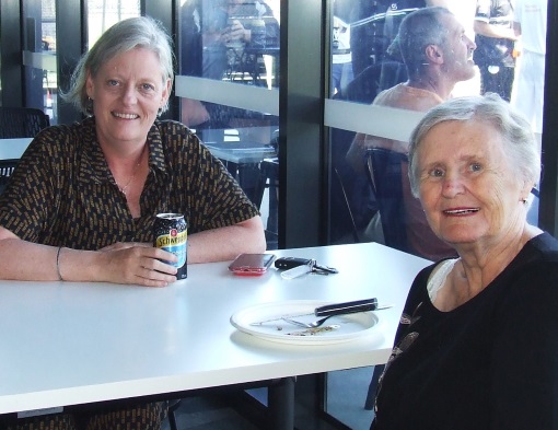 Two partners who had significant roles in the development and success of our club: Jodie Talone (left) and Heather Storey.