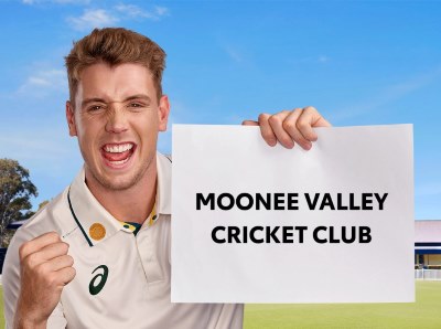 Test star Cameron Green - supporting Moonee Valley