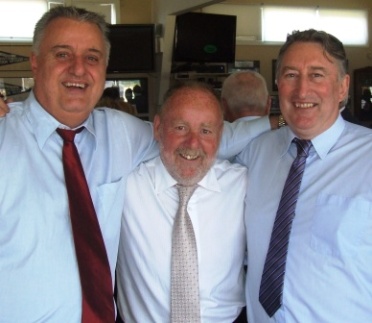 Three of PG's great mates - from their younger days and cricket together - were L-R Warwick Knill, Garry Noonan and Alan Sutherland. 