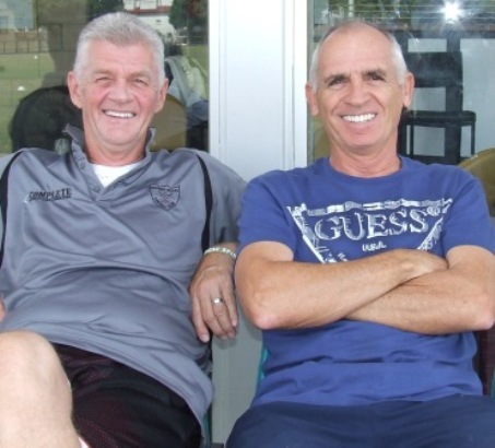 Moonee Valley cricketers selected to play for Australia - Rex Bennett (left) and Neil King.