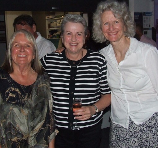 Our club couldn't function without the support of partners: L-R Adele Walker, Nicole McLachlan and Clare Henderson.