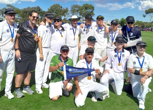 It's a long trip to Melton South, but worth it when you win the flag. Our team L-R. Back - Jason Walsh, scorer Brendan Rhodes, Mitchell Higgs, Mark Gauci, Paul Sevenson, Jordy Walsh, Luka Anderson, Oscar McKeown and Tom Morrissy. Front - Domenic Gibaldi, Jim Polonidis, Zac Nilsson, Henry Thomas and Geoff McKeown.